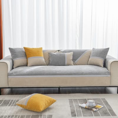 Vier Seizoenen Universele Waterdichte Bankhoes Bank Huisdier Verschoonkussen Scandinavisch Modern Antislip Effen Kleur Hoezen voor Bank Beschermend 70x50cm 1pcs