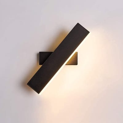 Moderne LED-wandlamp, 8W verstelbare hoekwandlamp, 30 cm rechthoekige wandlamp, voor slaapkamer, woonkamer, trap, gang, warm wit licht