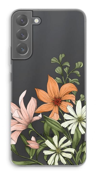Case Company® - Hoesje geschikt voor Samsung Galaxy S22 Plus hoesje - Floral bouquet - Soft Cover Telefoonhoesje - Bescherming aan alle Kanten en Schermrand
