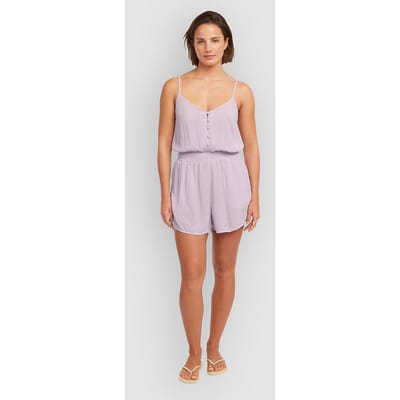 O'Neill Thin Strap Buttoned Romper Overall