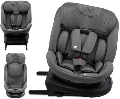 Kinderkraft XPEDITION 3 i-Size Autostoel – 40-150 cm – Met Isofix – Groep 0/1/2 – Grijs
