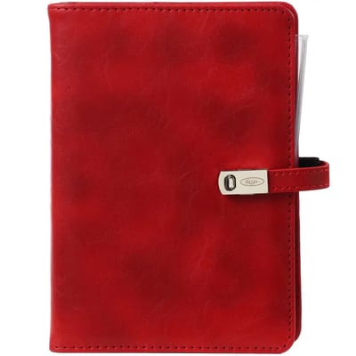 1111-16 Personal 6 Ringband Rood 1 week per 2 paginas 2026-2027-2028