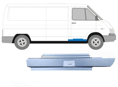 Reparatie dorpel voorste deuren voor Renault Trafic 1980-2001 / Rechts
