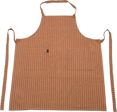 Pinstripe Cafe Schort bruin 75x90cm