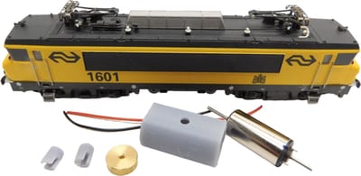 micromotor NF058C motor ombouwset voor Fleischmann DB NS 1600, NS Rail Force One 1800, u.a.