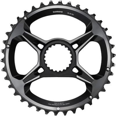 Shimano Kettingblad Xtr M9120-b2 12s 51,8 Mm 28/38t Rvs Zilver
