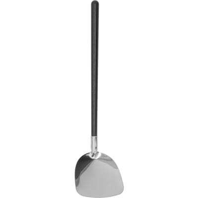 Louche à Pot Chaud en Acier Inoxydable Anti-Échaudure Isolation Thermique Long Manche Louche à Hotpot Manche en Bambou Black Handle Shovel black