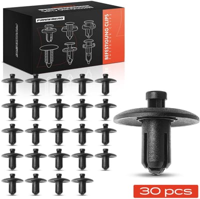 Frankberg 30x Bevestigingsclips voor Audi A2 8Z0 A4 8D2 A5 A8 Q3