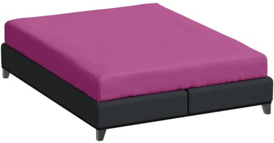 Bella Donna Eenpersoons Hoeslaken Jersey - fuchsia-0540 90/190-100/220
