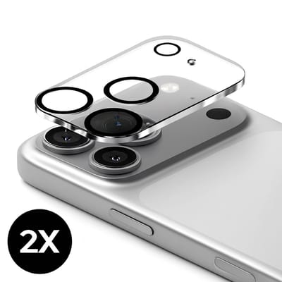 Camera Lens Protector geschikt voor Iphone 17 Pro Max - 2 stuks - Tempered Glass Screenprotector - Beschermglas - Camerabeschermer