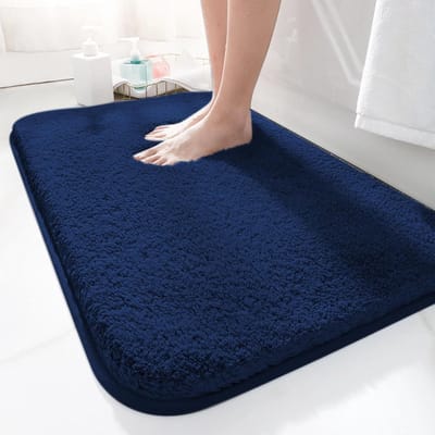 Zacht en absorberend badtapijt - antislip - 1 stuk - microvezel