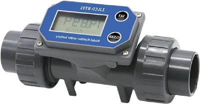 Digitale Stroommeter - Watermeter Debietmeter - Efficiënt Waterbeheer - Pulsuitgang Geïntegreerd - DN40 NPN - Grijs