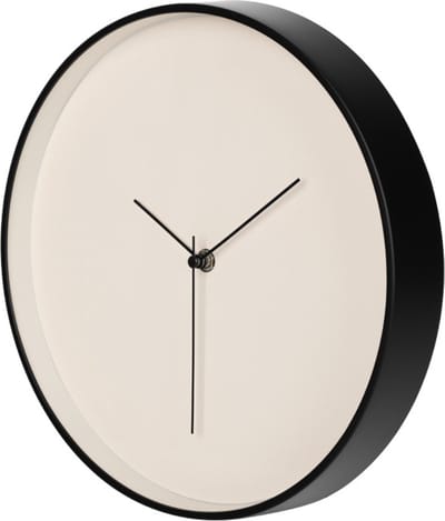 SensaHome Wandklok London - Minimalistisch Design Ronde Klok - Nordic Stijl - Ø30cm - Beige