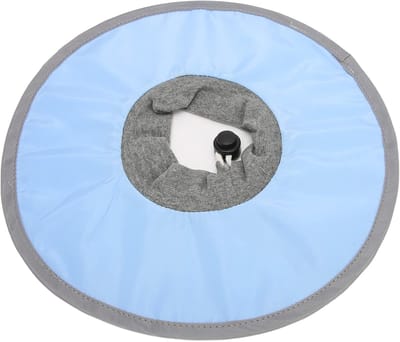 longziming -Erholungshalsband - Anti-Lecken - Verstellbares, Faltbares Katzenhalsband Für Postoperative Genesung - 1 Stuck - Hellblau