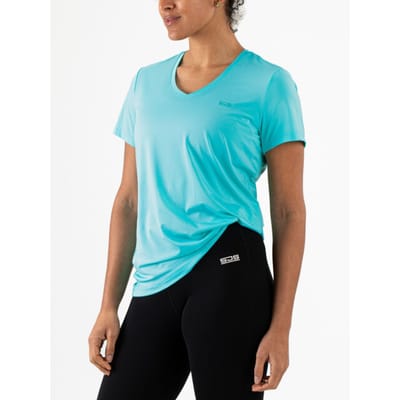 Sjeng Sports INES - Maat: M Aruba blue - Tennis Shirt Vrouwen - Sportshirt - Jersey