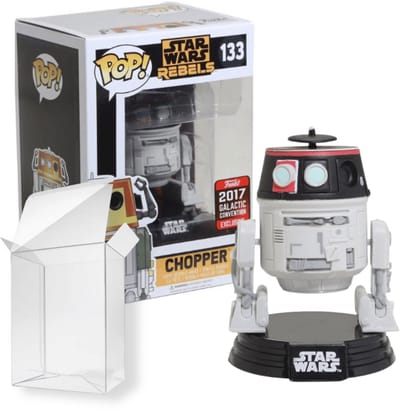 Funko POP! Star Wars Rebels: Chopper (2017 Galactic Convention) #133 [Boxconditie 7/10]