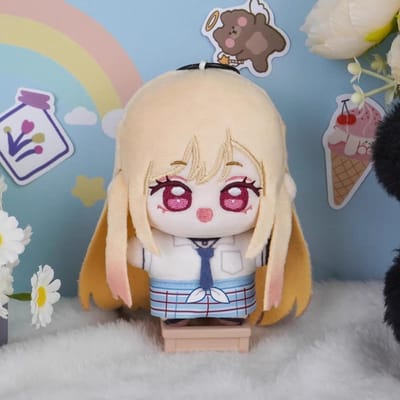 Anime My Dress Up Darling Pluche Pop Hanger 10Cm Kitagawa Marin Pluche Speelgoed Fans Verzamelen Cadeau Decoratie Kitagawa Marin Cosplay 10cm gray