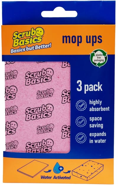 Scrub Daddy - Scrub Basics Mop Ups - Schoonmaakspons - 3 Pack