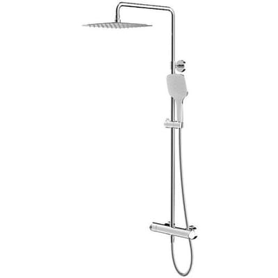 Bravat Thermostatic Shower System Square, 3591522
