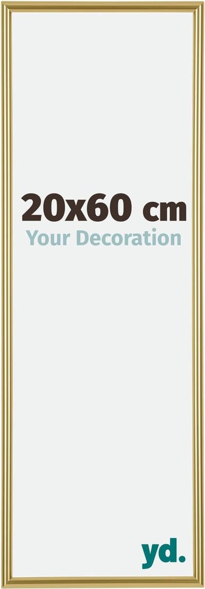 Your Decoration - Fotolijst 20x60 cm - Kunststof - Goud - Annecy