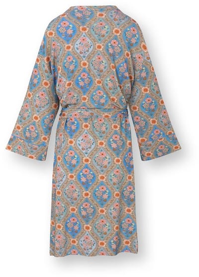 Pip Studio - Naomi Kimono Dames - Loungewear - Ornamento - Blauw - M