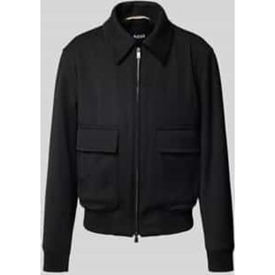 Regular fit bomberjack met wol, model 'CHARLY'