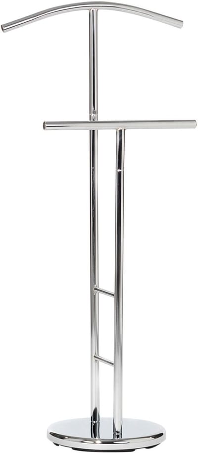 Kledingrek LAURENZ met broekenhanger, chroom