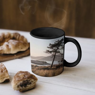 Magische Mok - Foto op Warmte Mokken - Koffiemok - Landschap - Kust - Duinen - Magic Mok - Beker - 350 ML - Theemok