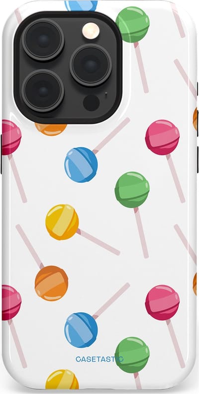 Casetastic Hoesje Geschikt voor Apple iPhone 15 Pro Magsafe - Stijlvolle Beschermende Duo-layer Case - Lollybom