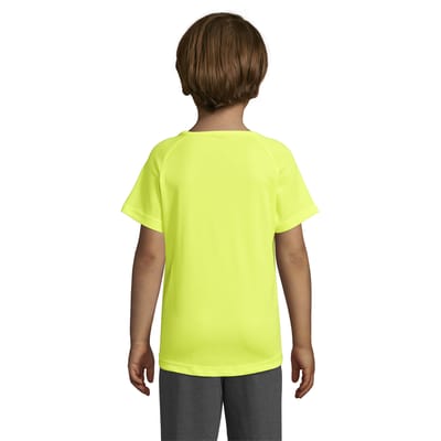 SOLS Kinderen/Kinderen Sportief Raglan T-shirt (Neon geel)