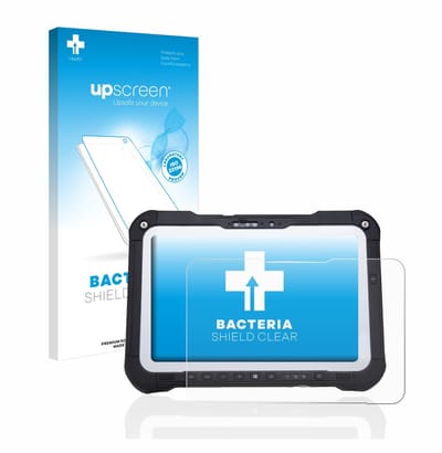 upscreen - Screenprotector voor Panasonic Toughbook FZ-G2 / Toughbook G2 - Folie Beschermfolie transparant antibacterieel