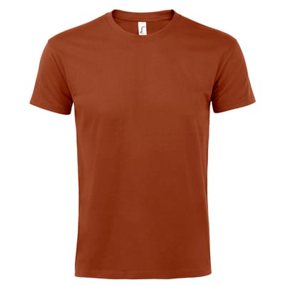 SOLS Heren Keizerlijke Zwaargewicht T-Shirt met korte mouwen (Terracotta)