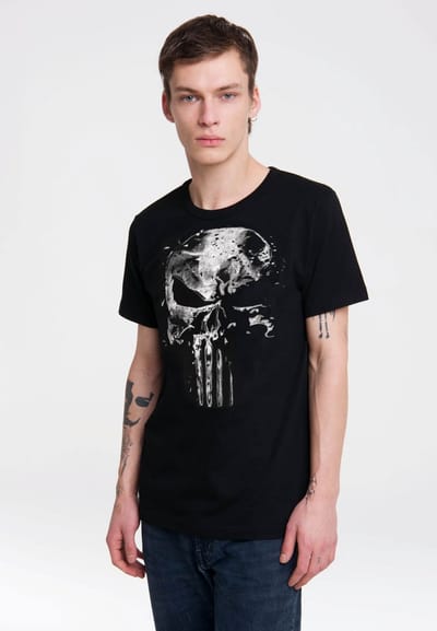 Logoshirt T-Shirt Marvel - Punisher Mercury Skull
