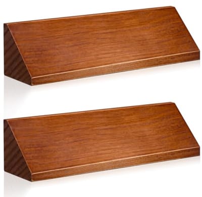Blanco Houten Naamplaat voor Bureau - 2 Stuks Gepersonaliseerd DIY Cadeau