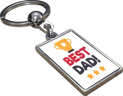 Best Dad - Sleutelhanger - Cadeau - Verjaardag - Kerst - Kado - Valentijn - Vaderdag - Vaderdag cadeautje - Vaderdag cadeau voor papa