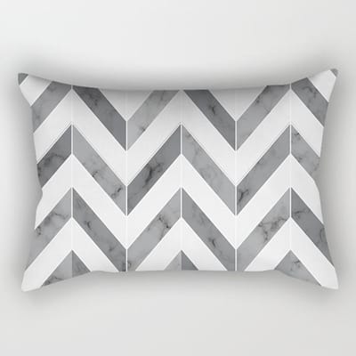 Moderne Eenvoudige Zwart-Witte Geometrische Lange Streep Kussensloop Bank Kussenhoes 30X50 without pillow core
