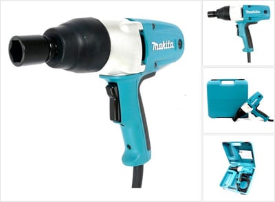 Makita TW 0350 400 W elektrische slagmoersleutel in Makita transportkoffer
