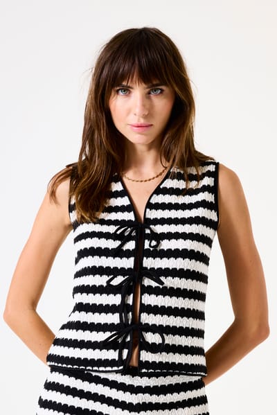 Garcia Ladies Cardigan Black Maat: XS | Gilets Outlet | Dames | Wit