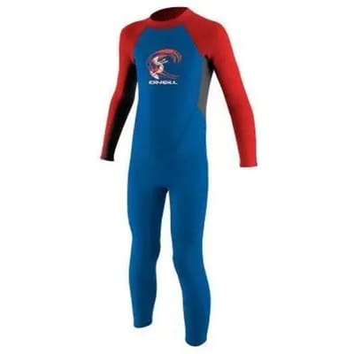 Wetsuit met lange mouwen en rits voor babyjongens O'Neill Reactor-2 2 mm