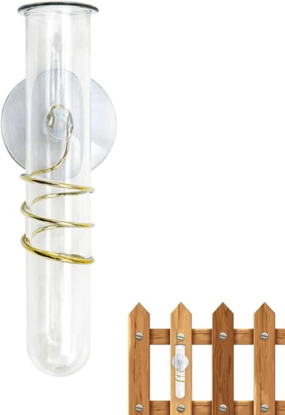 Regenmeter Buiten - Weerstation Tuin - Neerslag Meten - Verhoogde Nauwkeurigheid - 153 cm - Transparant