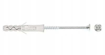 Wkręt-met - Universele Plug - 6x30mm - 25 Stuks - Polipropyleen/Staal