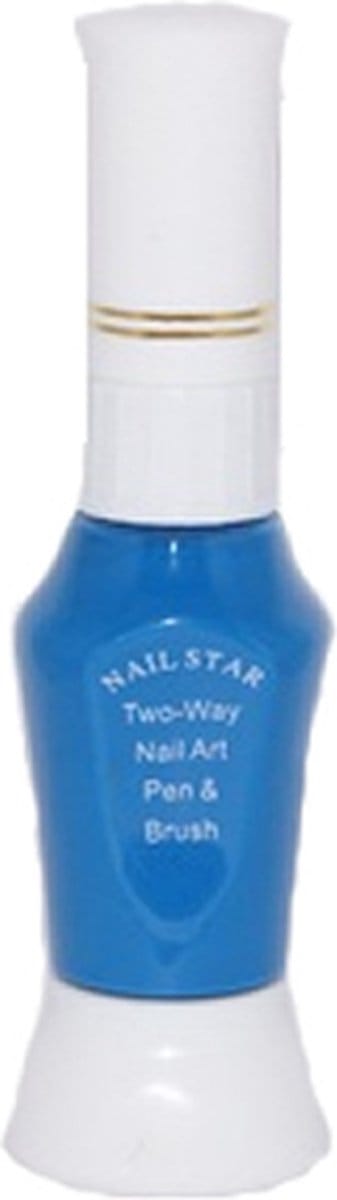 Nagellakpen Blauw 2 in 1