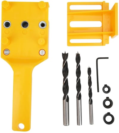 Dailygoods- Deuvelmal Zelfcentrerend - Deuvelset 8 Stks - Boorgat Locator - Houtbewerking Gereedschap - Nauwkeurige Aanpassing - ABS-Kunststof - Boorgatzoeker
