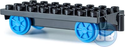 Trein Wagon Onderstel - Blauwe wielen