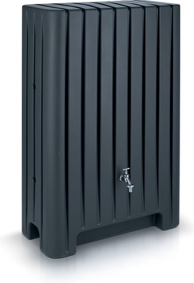 Regenton 280 liter Barletta - Antraciet - Modern - Watertank - Tuin - Wateropslag - Prachtige Regenton