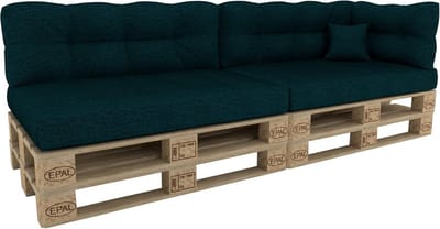 Palletkussenset voor Europallets - 6 delig, Donkergroen