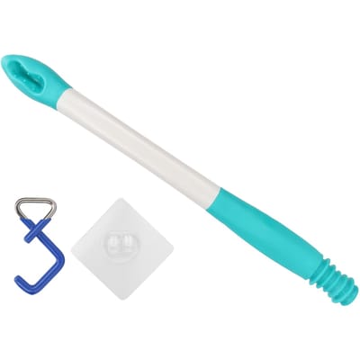Toiletpapier Afveeg Hulp Siliconen Lange Reik Comfort Beperkte Mobiliteit Ouderen Zelf Hulp Veegmachine white