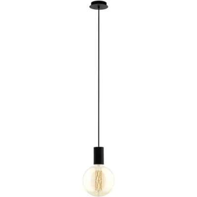 EGLO Pozueta - Hanglamp - E27 - Ø 12,5 cm - Zwart
