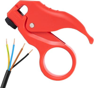 Draadstripper Gereedschap - Kleine Stripper Netwerkkabel - Netwerkbekabeling Maken - Hoge Precisie Snijder - 13 x 10 x 2 cm