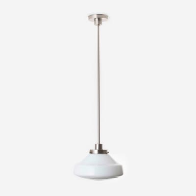 Hanglamp Phililite 20's Matnikkel - Art Deco Trade